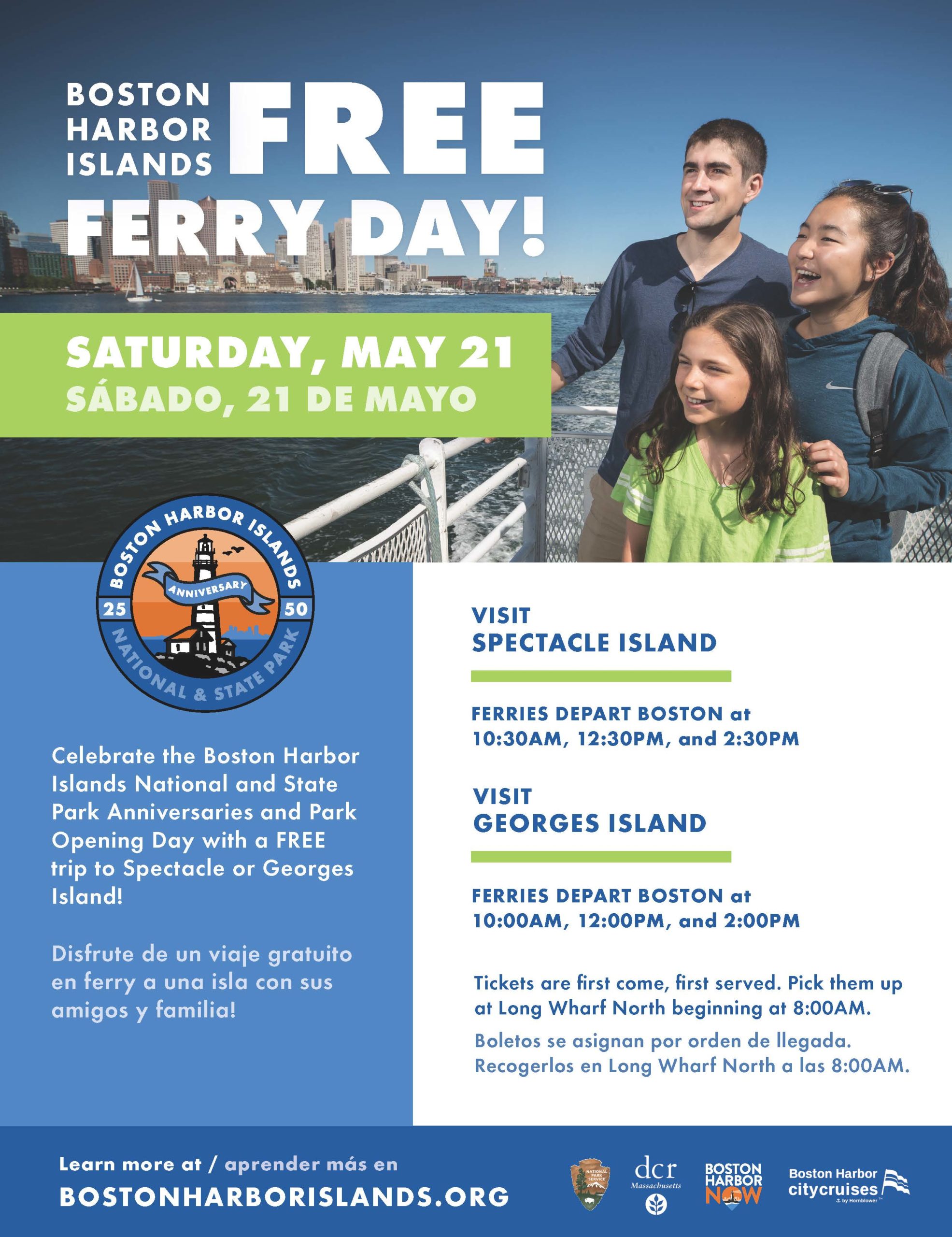 Boston Harbor Islands Free Ferry Day South Boston Community Health